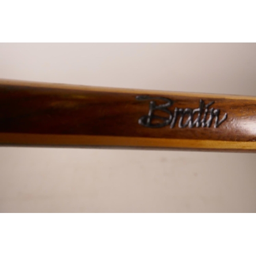 267 - A Brodin two ply wooden landing net, 18