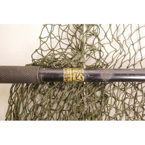 312 - A Hardy Bros telescopic folding landing net, 33