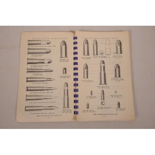 371 - A copy of 'Catalog no.3 and Ammunition Reference Digest' by Philip Jay Medicus, 5½