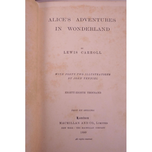 4 - Lewis Carroll (Charles Lutwidge Dodgson 1832-1898) Alice's Adventures in Wonderland' and 'Through th... 