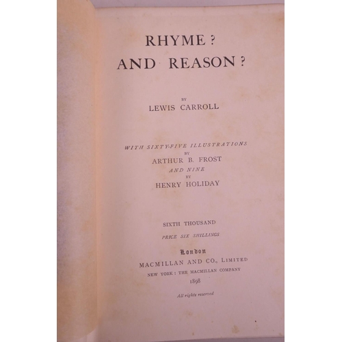 4 - Lewis Carroll (Charles Lutwidge Dodgson 1832-1898) Alice's Adventures in Wonderland' and 'Through th... 