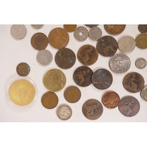 454 - A quantity of assorted world coinage