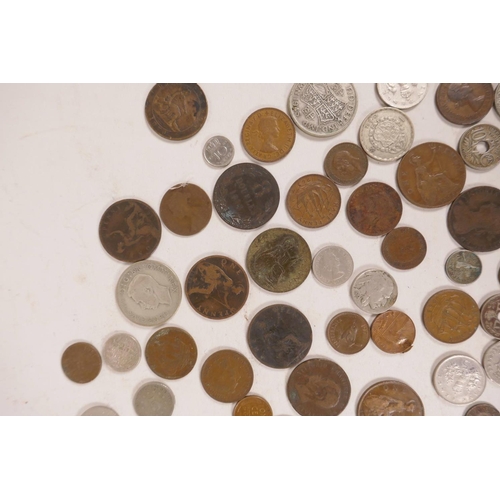 454 - A quantity of assorted world coinage