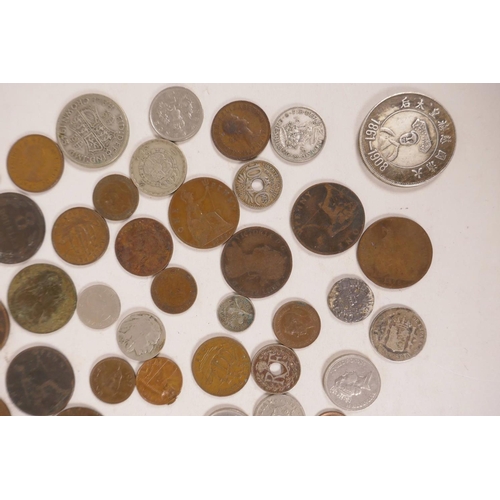 454 - A quantity of assorted world coinage