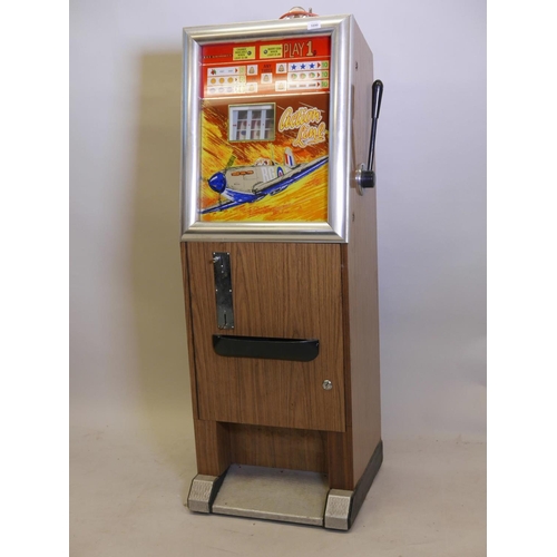 1122 - A 1970s/1980s Spitfire 'Action Line' fruit machine with single one arm operating action, 60