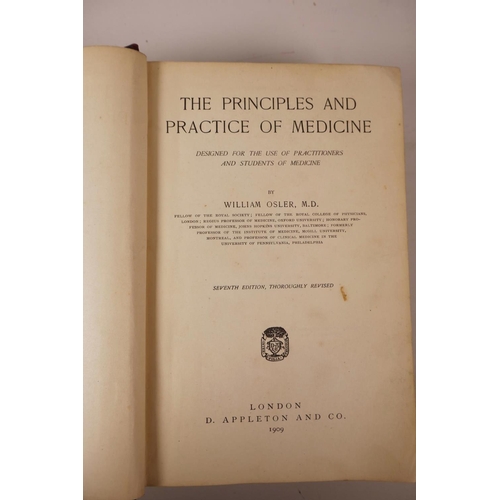 26 - Of medical interest: William Osler (1849-1919), 'The Principles and Practice of medicine', seventh e... 