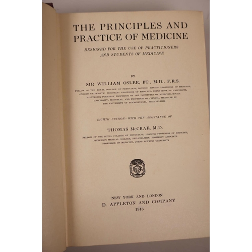 26 - Of medical interest: William Osler (1849-1919), 'The Principles and Practice of medicine', seventh e... 