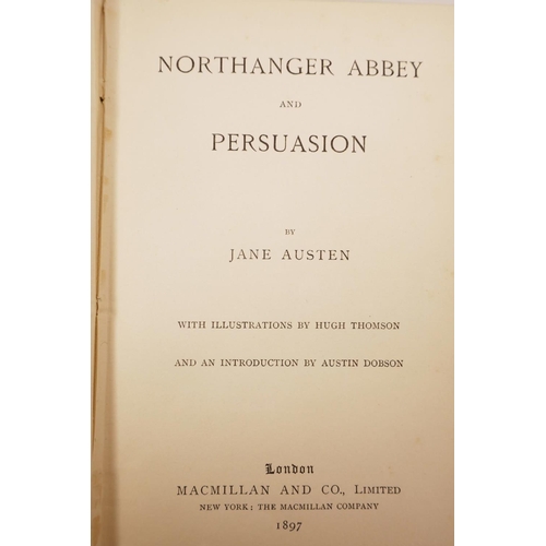 30 - Of Jane Austen interest: Two volumes of the Peacock Edition of Jane Austen, (1775-1817), 'Northanger... 