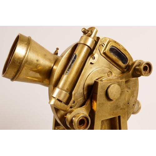 34 - A brass theodolite, A/F, 12