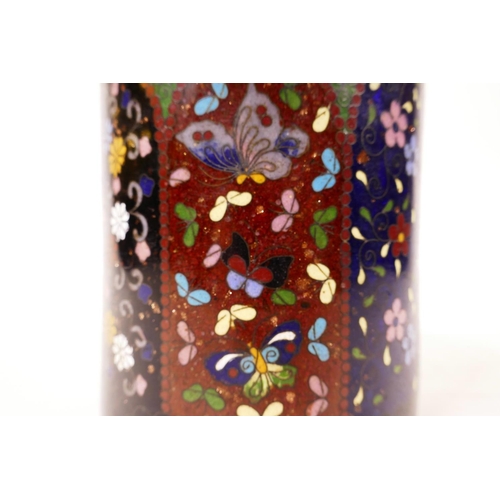 1 - A cloisonne jar and cover, 5