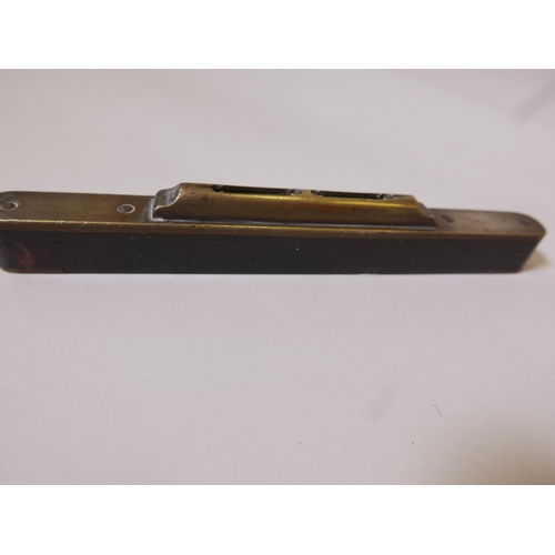 44 - A vintage J. Rathbone and Sons No.1626 rosewood and brass spirit level, 9