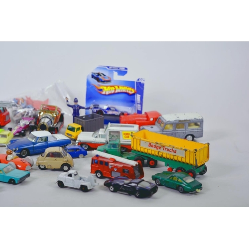 56 - A quantity of assorted Matchbox, Corgi cars etc