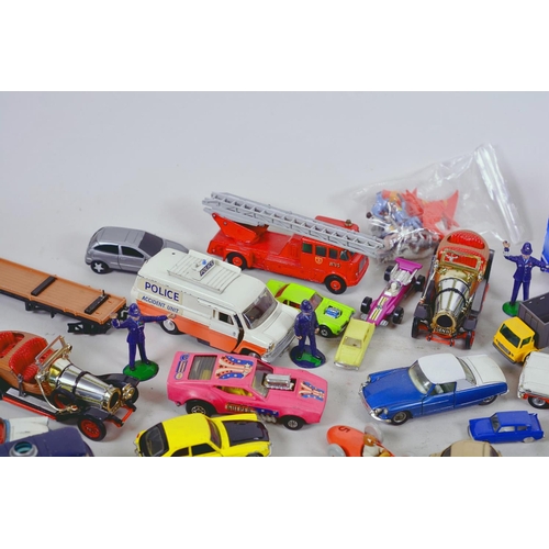 56 - A quantity of assorted Matchbox, Corgi cars etc