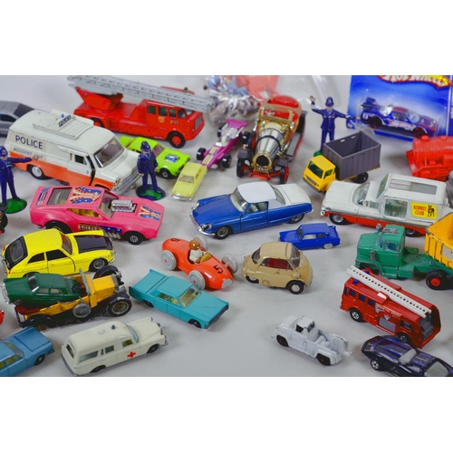 56 - A quantity of assorted Matchbox, Corgi cars etc