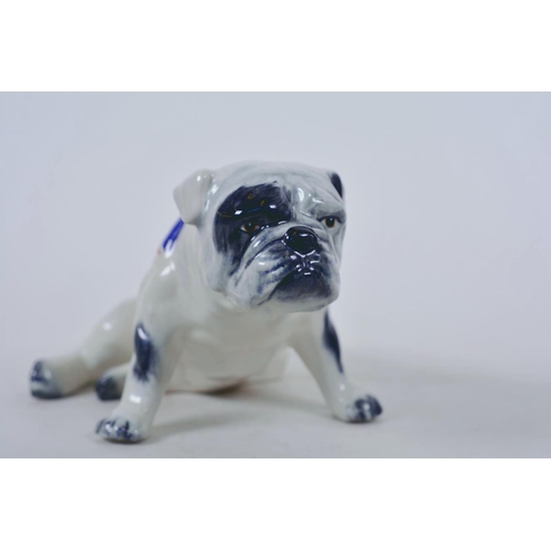 57 - A Carlton Ware 'British Bulldog' figure, 8½