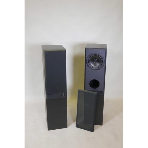 A pair of KEF model 103/4 Hi-Fi floor speakers, type SP3166, in