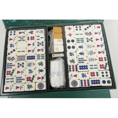 62 - A mahjong set in carry case