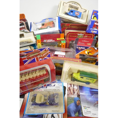 62 - Forty five boxed die cast model vehicles, from Matchbox, 'Models of Yesteryear', Corgi etc