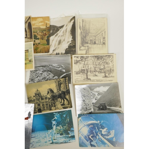 2 - A collection of C20th postcards including social history, topographical, Disney, travel etc, approxi... 