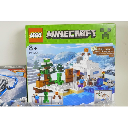 29 - A quantity of Lego sets, some boxed, to include 'Friends, advent calendar 41102', 'Minecraft 21120',... 