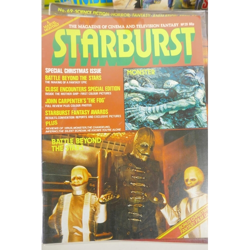 47 - A quantity of 1980s and 1990s science fiction magazines, to include 'Starburst' 'Starlog', 'SFX', 'S... 