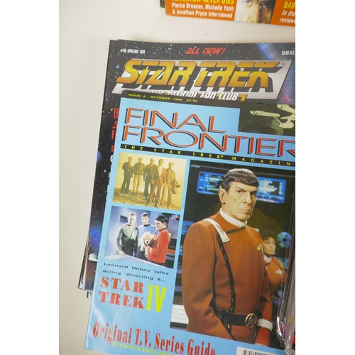 47 - A quantity of 1980s and 1990s science fiction magazines, to include 'Starburst' 'Starlog', 'SFX', 'S... 