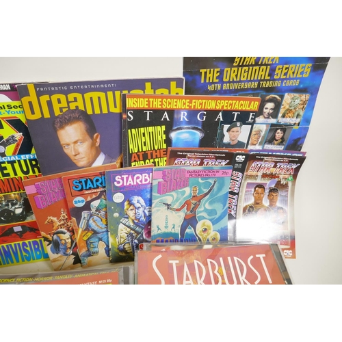 47 - A quantity of 1980s and 1990s science fiction magazines, to include 'Starburst' 'Starlog', 'SFX', 'S... 