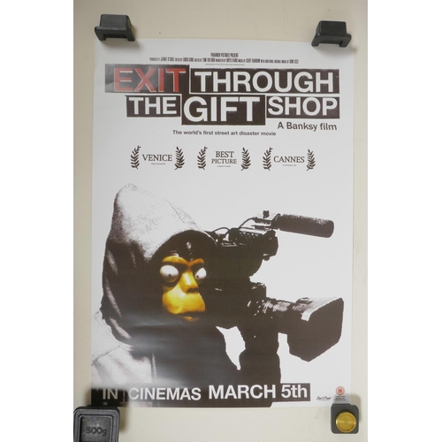 877 - After Banksy, 'Exit through the Gift Shop', film poster, 16½