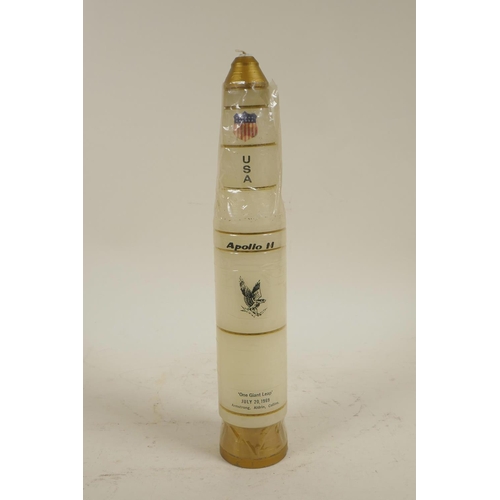 147 - A NASA commemorative Apollo 11 candle, A/F, 12½