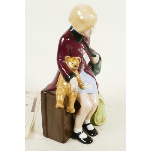 212 - A Royal Doulton limited edition figure 'The Girl Evacuee' no.7823 from the 'Children of the Blitz' s... 