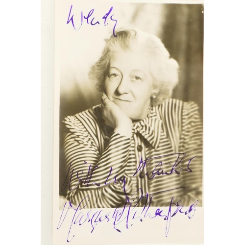 220 - A personalised signed photograph of Margaret Rutherford, 3½