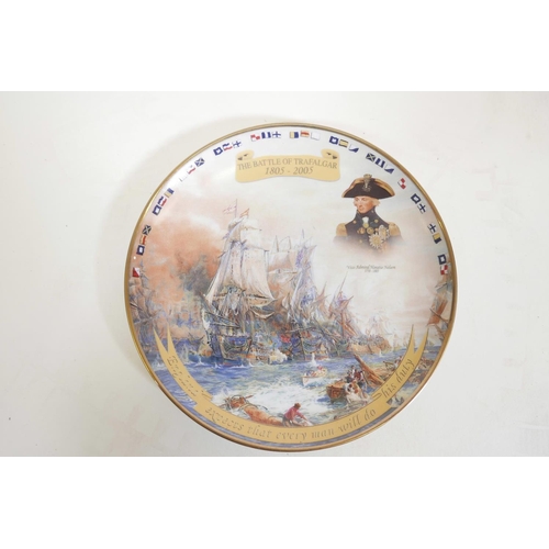 346 - Numerous patriotic commemorative wall plates, including five Wedgwood special editions featuring thr... 