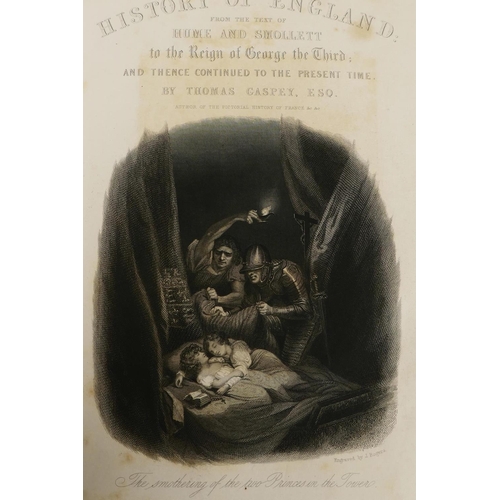 364 - Thomas Gaspey (1788-1871), 'The History of England; from the text of Hume and Smollett, continued to... 