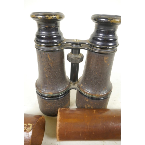 404 - A pair of vintage binoculars, 6