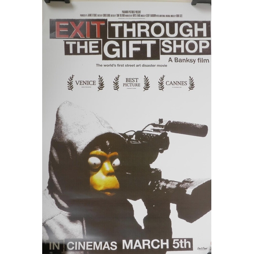 877 - After Banksy, 'Exit through the Gift Shop', film poster, 16½