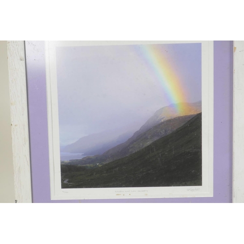 889 - A photographic print 'Rainbow over Glen Docherty' (14/250), together with a Cecil Aldin print - 'Goo... 