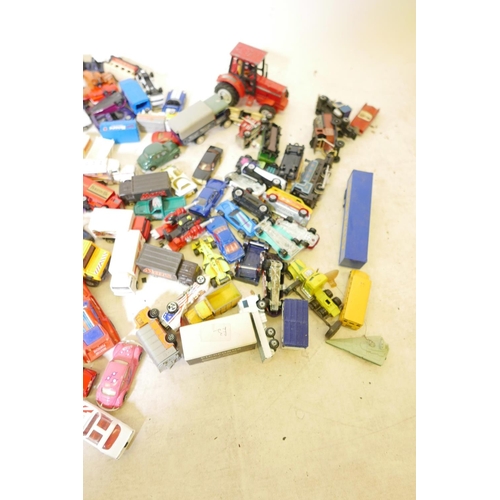 41 - A quantity of toy cars and other vehicles including Matchbox