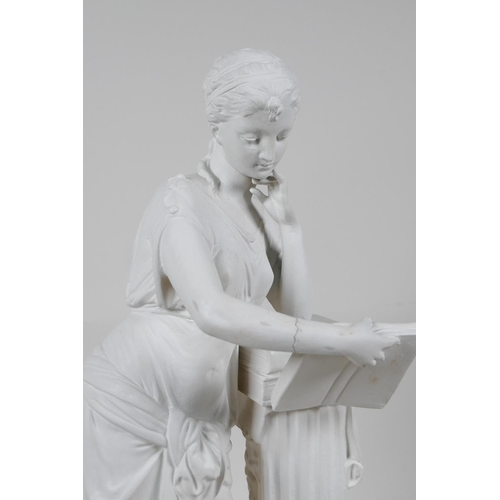 72 - A painted spelter figure, A/F, 13