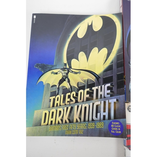 74 - Five graphic novels, 'Batman' Knightfall parts 2 and 3, Batman 'The Court of Owls', Superman Return ... 