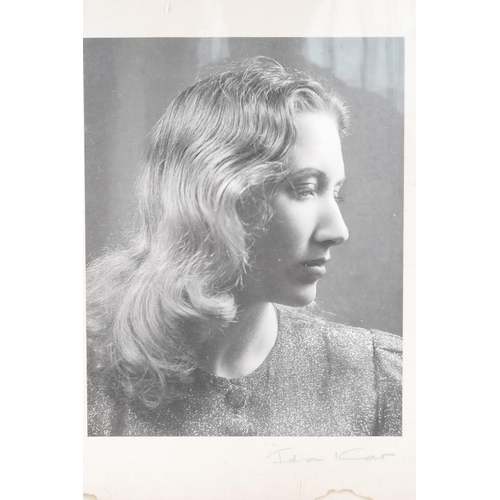 7 - Ida Kar, signed photographic portrait print of Enid Adams, 8