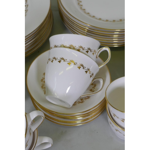 42 - An eight place setting Spode Delphi pattern dinner and tea service comprising two x 8