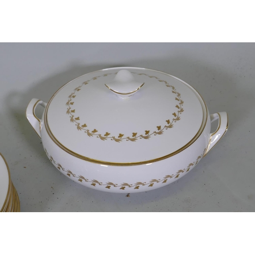 42 - An eight place setting Spode Delphi pattern dinner and tea service comprising two x 8