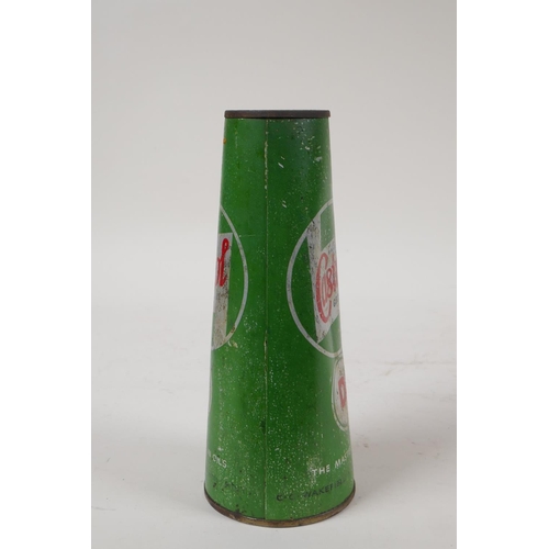 16 - A vintage Wakefield Castrol conical gear oil can, unopened, 8