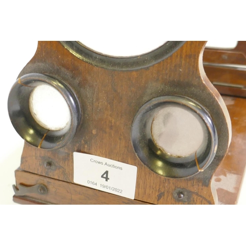 4 - A C19th stereoscope viewer, 9