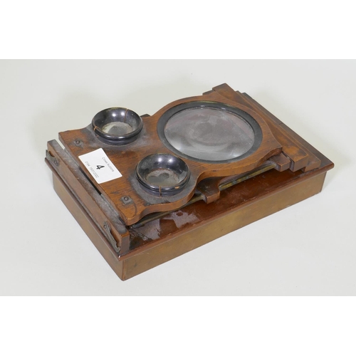 4 - A C19th stereoscope viewer, 9