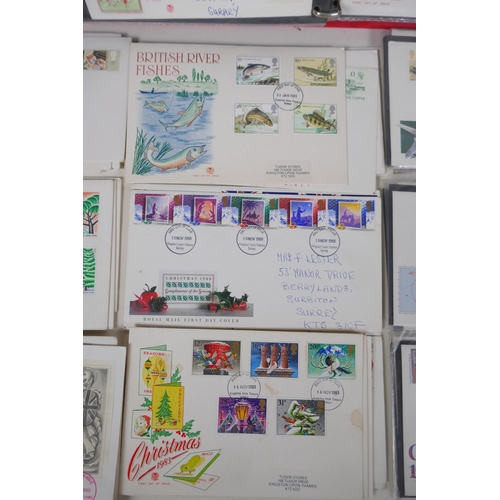 7 - A collection of 140 First Day covers, 1970s, 80s and 90s