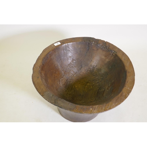 57 - An Indonesian wooden bowl, 12