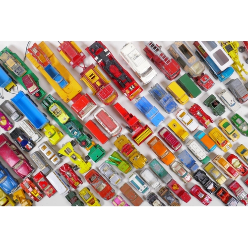 170 - A quantity of vintage die cast cars including Corgi, Triang, Matchbox etc