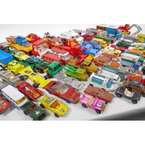 170 - A quantity of vintage die cast cars including Corgi, Triang, Matchbox etc