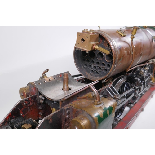 17 - A scratch built live steam Britannia Locomotive, 3½